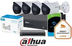 Zdjęcie Dahua Zestaw Monitoringu Ip 4 Kamer Ipc-Hfw2849S-S-Il-0280B 8Mpx Z Rejestratorem 4Ch (Z38420B4H) - Warszawa
