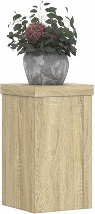 vidaXL Podstawki Pod Doniczki 2szt. Dąb Sonoma 10X10X18cm 852881 - zdjęcie 2