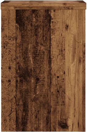 vidaXL Podstawki Pod Doniczki 2szt. Stare Drewno 25X25X35cm 852913 - zdjęcie 2