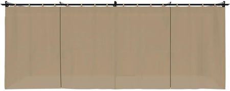 vidaXL Altana Ogrodowa Z Zasłonami Kolor Taupe 6X3m Stal 4003922 - zdjęcie 2