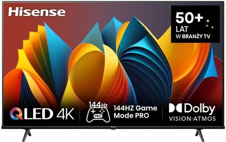 Telewizor QLED Hisense 75E7NQ 75 cali 4K UHD