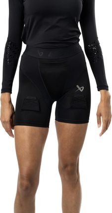 Spodenki z suspensorem Bauer  Womens PRO Jill Short Black Senior XXS