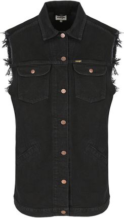 WRANGLER LONG VEST BLACK W418RJ24Q