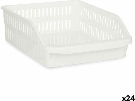 Kinvara Organizer Do Lodówki Biały Plastikowy 26x9,3 30,5cm 24szt. (S3629894)