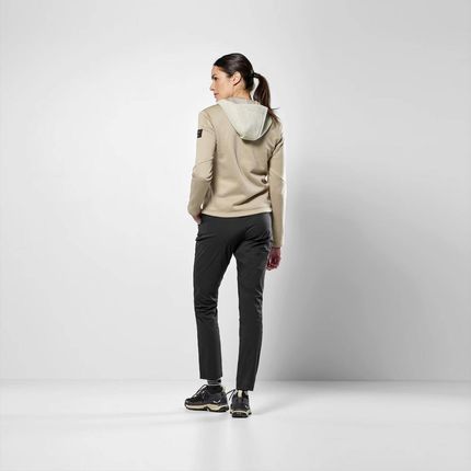 Bluza z kapturem damska Salewa FANES SARNER LIGHT beżowa 00-0000028825_7261 - zdjęcie 3