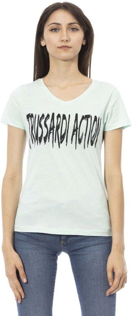 Trussardi Action Light Blue Cotton Women Top