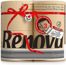 Zdjęcie Beżowy papier toaletowy Renova Double Faced 4R - Żywiec