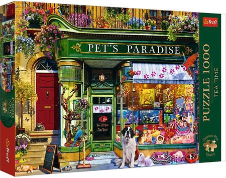 Trefl Puzzle Premium Plus Quality 1000el. Tea Time: Raj dla zwierząt 10841