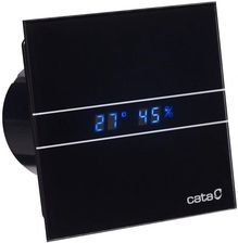 Wentylator łazienkowy Wentylator łazienkowy CATA E120 GTH czarny LED czujnik wilgotności timer