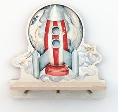 Zdjęcie Dekornik Półka Rakieta - Miasteczko Śląskie