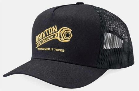 czapka z daszkiem BRIXTON - Wrench C Np Mp Trucker Hat Bkblk (BKBLK) rozmiar: OS