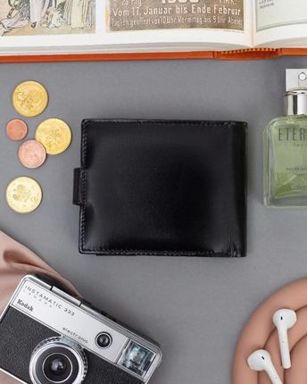 Pojemny, skórzany portfel męski z systemem RFID - Ronaldo - zdjęcie 2