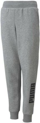 Children's Tracksuit Bottoms Puma Power Logo Grey (S6431309)