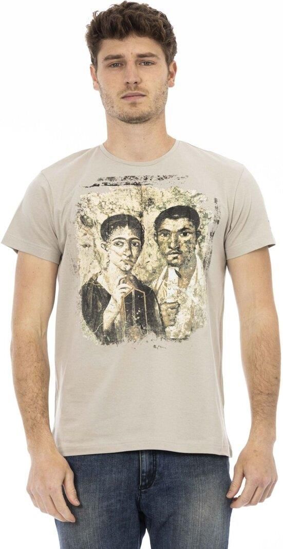 Trussardi Action Beige Cotton Men T-Shirt main image 0