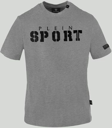 Koszulka T-shirt marki Plein Sport model TIPS400 kolor Szary. Odzież męska. Sezon: Wiosna/Lato