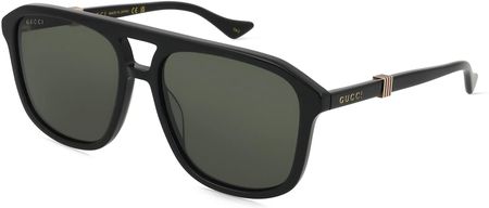 Gucci GG1494S Męskie okulary przeciwsłoneczne, Oprawka: Recycled Acetat, czarny