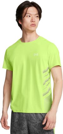Męska koszulka do biegania Under Armour UA Launch Elite Graphic Ss - zielona