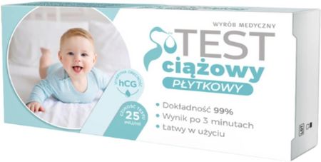 Zdrowe Korzyści Test Ciążowy Płytkowy 1 Sztuka