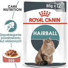 Royal Canin Care Hairball Mokra Karma Dla Kotów O Wrażliwej Skórze I Sierści W Sosie 24X85G