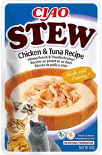 Inaba Ciao Stew Chicken With Tuna Recipe 12x40g