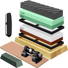 Zdjęcie Kamienie do Ostrzenia Ostrzałka Noży Osełka Zestaw Kamień Wodny Gradacje RUHHY - Żywiec