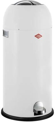 Kosz na śmieci biały mat Kickmaster Maxi 40l Wesco 8011564