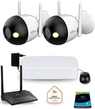 Zdjęcie Dahua Monitoring Zestaw Bezprzewodowy 2X Kamera F2C-Pv 2Mpx Wifi (Z47390B2) - Warta