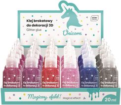 Zdjęcie Interdruk S.A Klej Brokatowy Do Dekoracji 3D 20Ml Unicorn - Łabiszyn