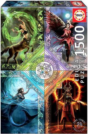 Educa Puzzle Magia Żywiołów Anne Stokes 1500El.