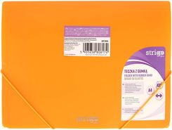 Zdjęcie Teczka Z Gumką Pp A4 Strigo, Neonowa Pomarańczowa - Suchań