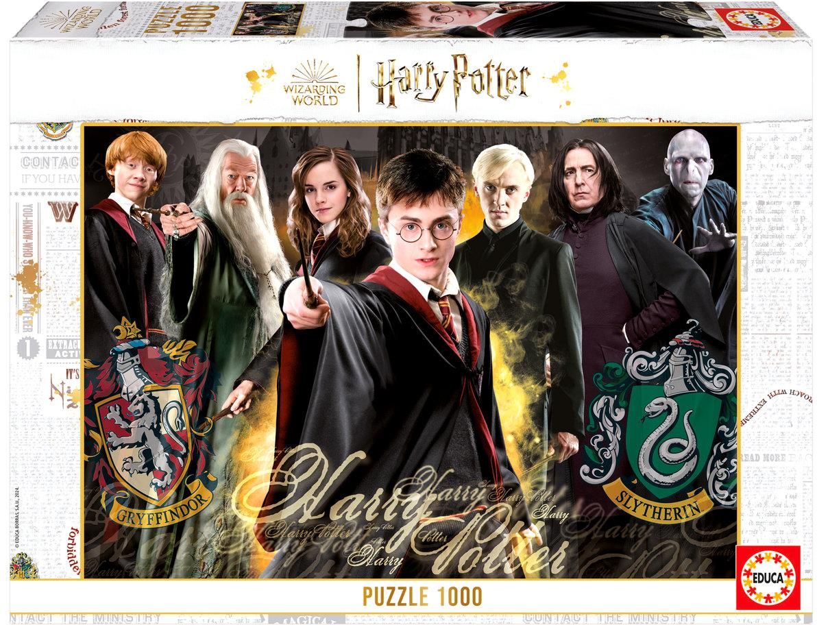 Educa Puzzle Harry Potter 1000 Piezas | 68x48 Cm Con Pegamento FIX | Regalo Para Adultos Y Fans De Harry Potter