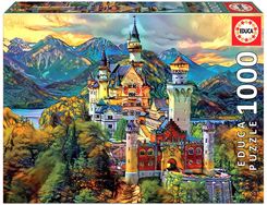 Zdjęcie Educa Puzzle Zamek Neuschwanstein Niemcy 1000El. - Maków Podhalański
