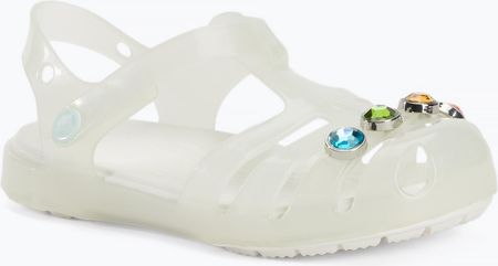 Crocs Sandały Dziecięce Isabella Charm Toddler White