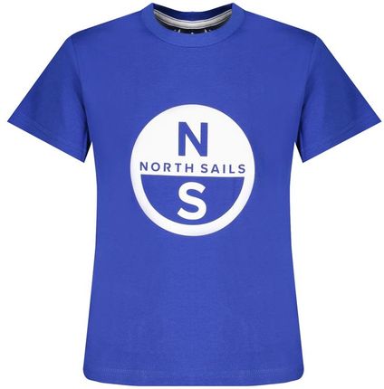 T-SHIRT DLA DZIECI Z KRÓTKIM RĘKAWEM NORTH SAILS NIEBIESKI