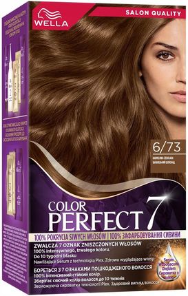 Wella Color Perfect 7 Farba Do Włosów 6/73 Karmelowa Czekolada 50Ml