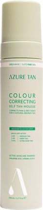 Azure Tan Green Base Pianka Samoopalająca Do Ciała Zielona Baza Od Medium Do Ultra 200ml