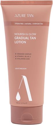 Azure Tan Tan Nourish&Glow Stopniowo Opalający Balsam Do Ciała Od Light Do Medium 200ml