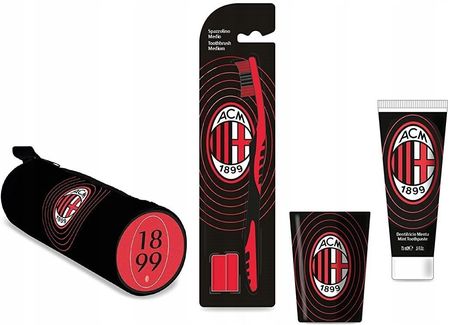 Milan Ac Pasta Do Zębów 75ml + Szczoteczka Kubek Na Szczoteczkę Etui