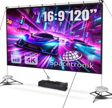 Zdjęcie Spacetronik Przenośny Ekran Projekcyjny 120'' 4K - Wrocław