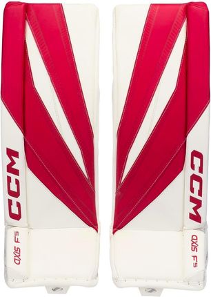 Parkany Bramkarskie Ccm Axis F5 Red/White Junior