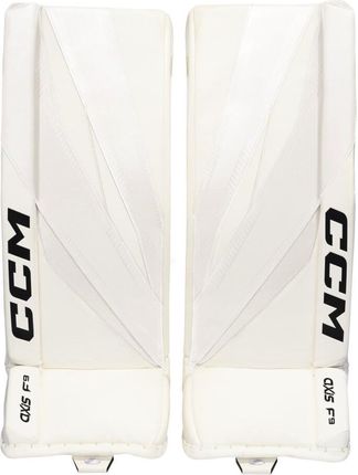 Parkany Bramkarskie Ccm Axis F9 White/White Intermediate 30 + 1 Cal