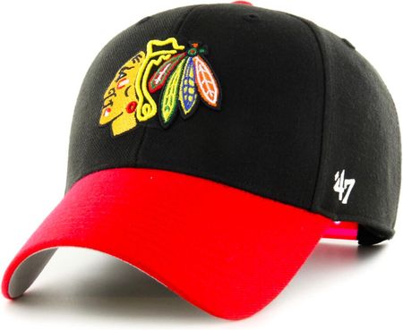 Męska Czapka Z Daszkiem 47 Brand Nhl Chicago Blackhawks Sure Shot Tt Snapback ’47 Mvp