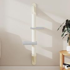 vidaXL Ścienne Drzewko Dla Kota Z Drapakiem Jasnoszare 108cm 172411