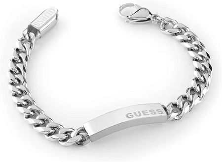 Guess X Logo Srebrna Bransoletka Męska Łańcuch Juxb03004Jw (S)