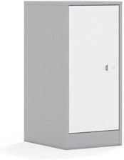 Entelo Regał Blox Base 40 2P 1F2 363x466x813 korpus szary/1x front biały (BOX2P1R1F2GW)