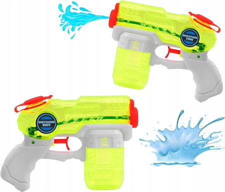 Lean Toys Pistolet Na Wodę Pukawka Dla Dzieci Mini 100Ml Zabawka Wodna Zielony