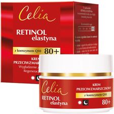 Celia Retinol & Elastyna Krem przeciwzmarszczkowy z koenzymem Q10 na dzień i na noc 80+