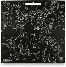 Zdjęcie Strigo Mata Czarna + Kreda Unicorns Funny Mat - Opole