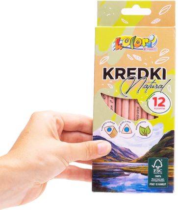 Penmate Kredki Ołówkowe Natural 12 Kolorów