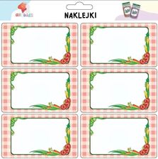 Zdjęcie All4Kids Naklejki Na Przetwory Warzywa - Szadek